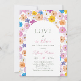 Love is in Bloom Wildflower Garden Bridal Shower Einladung