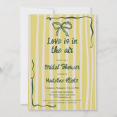 Love Is in the Air Citrus Quirky Bridal Shower Einladung (Vorderseite)