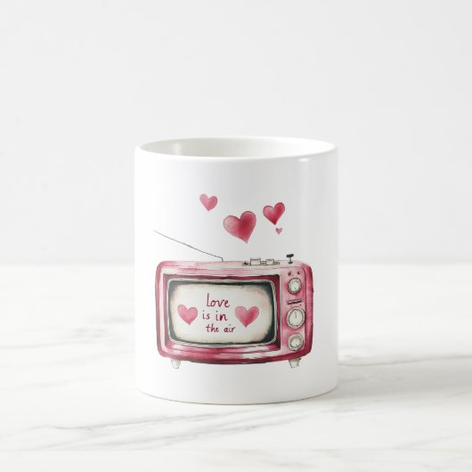 Love is in the air Hearts Kaffeetasse (Mittel)