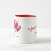 Love  Is In The Air Personalized Mug Tasse (Zentrum)