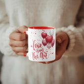 Love  Is In The Air Personalized Mug Tasse