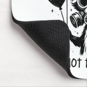 Love Is In The Air Try Not To Breathe Fun Raccoon Mousepad (Ecke)