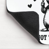 Love Is In The Air Try Not To Breathe Fun Raccoon Mousepad (Ecke)