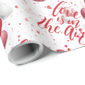 Love Is In The Air Wrapping Paper Geschenkpapier (Rolleneckpunkt)