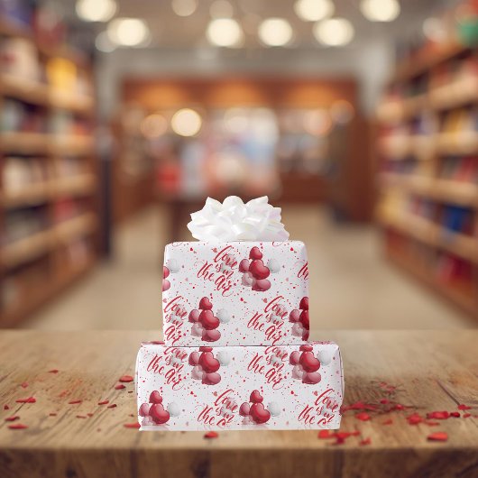 Love Is In The Air Wrapping Paper Geschenkpapier