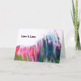 Love is Love Blank Card Karte