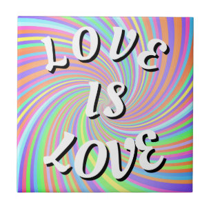 Love Is Love Pride Fliese