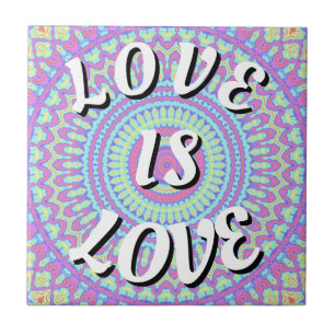 Love Is Love Pride Fliese