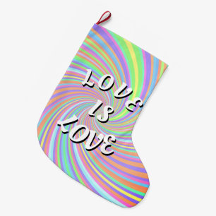 Love Is Love Pride Großer Weihnachtsstrumpf
