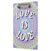 Love Is Love Pride Klemmbrett (Links)