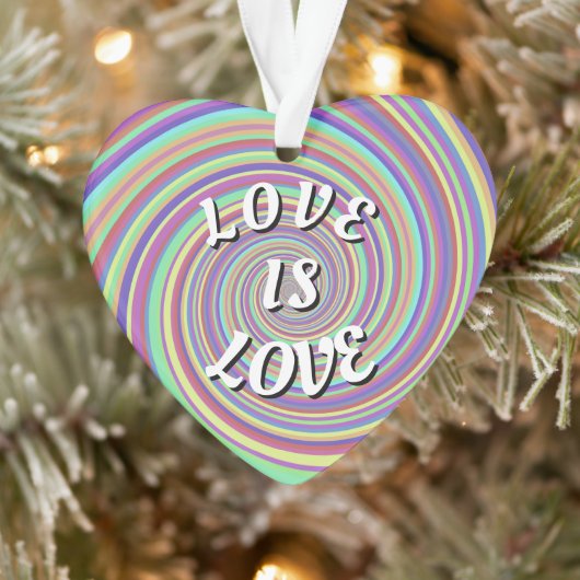 Love Is Love Pride Ornament (Baum)