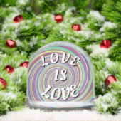 Love Is Love Pride  Phone Ring Stand Schneekugeln (Weihnachten)
