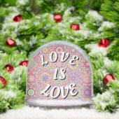 Love Is Love Pride  Phone Ring Stand Schneekugeln (Weihnachten)