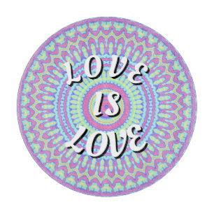 Love Is Love Pride Schneidebrett