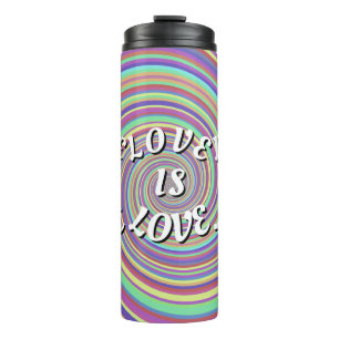 Love Is Love Pride Thermosbecher