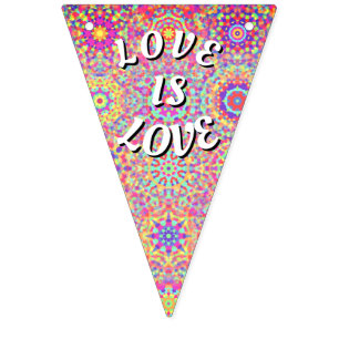 Love Is Love Pride Wimpelkette