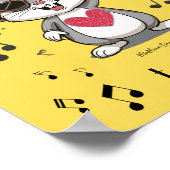 LOVE IS MORE POWERFUL THAN HATE BUNNY POSTER (Ecke)