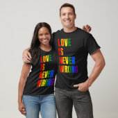 Love Is Never Wrong (LGBT) -standard-scale-4_00x T-Shirt (Unisex)