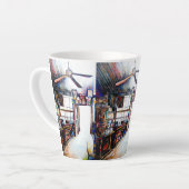 Love is Not a Wall, It's a Bridge Milchtasse (Linke Ecke)