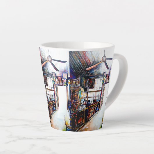 Love is Not a Wall, It's a Bridge Milchtasse (Rechte Ecke)