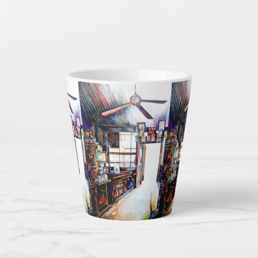 Love is Not a Wall, It's a Bridge Milchtasse (Vorderseite)