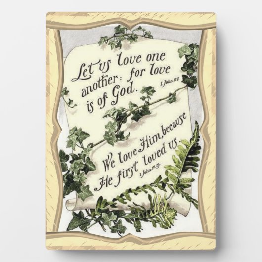 Love Is Of God Fotoplatte (Vorderseite)