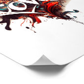 Love Is On Valentines Day Poster (Ecke)