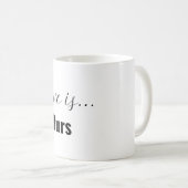 Love is...Ours Mug – Built Together, Belongs to Us Kaffeetasse (VorderseiteRechts)
