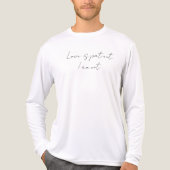 Love is patient. I am not. Tri-Blend Shirt (Vorderseite)