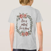 Love Is Patient, Love Is Kind Bible Tee (Rückseite)