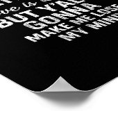 Love Is Patient Love Is Kind Funny Quote Playful S Poster (Ecke)