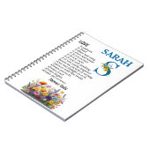 Love is patient, love is kind Personalize this Notizblock (Linke Seite)