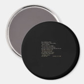 Love Is Patient Simple Inspirational Design  Magnet (Vorderseite/Rückseite)