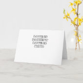 Love Is Patient Subtle Design  Karte (Gelbe Blume)