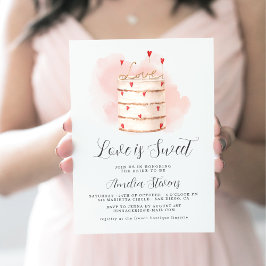 Love Is Sweet Bridal Shower Invitation Einladung