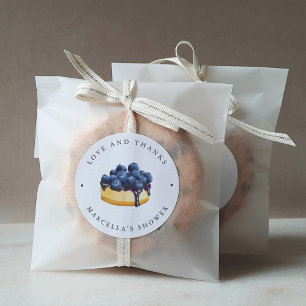 Love Is Sweet (Cheesecake) Brautparty Runder Aufkleber
