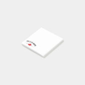 Love Is the Answer Minimal Post-it Klebezettel (angewinkelt)