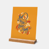 Love is the only thing acrylschild (Winkel)