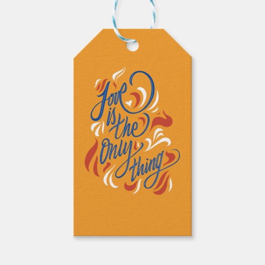 Love is the only thing geschenkanhänger (Vorderseite)