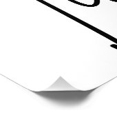 "Love is timeless - Romantisches Poster für unverg (Ecke)