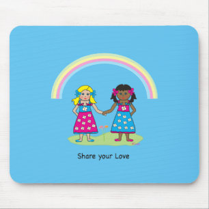 LOVE ist LIEBE - Gleichheit für Alle Mousepad