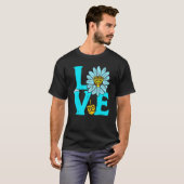 Love Jewish Daisy Hanukkah Pajamas Chanukah PJs Wo T-Shirt (Vorne ganz)