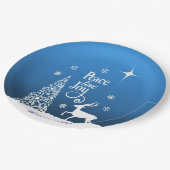 Love, Joy, Peace, Christmas - Personalize Pappteller (Schrägansicht)