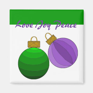Love Joy Peace - Magnet