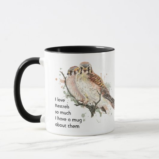 Love Kestrel Falcon Hawk So Much Fun Quote Saying Tasse (Links)