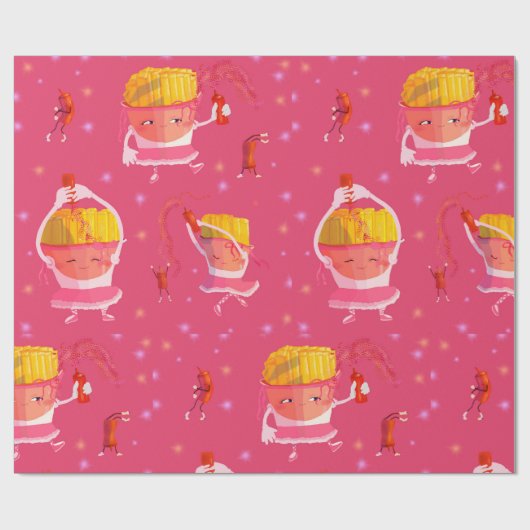 Love ketchup geschenkpapier (Flach)