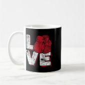 Love - Kickboxer Kickboxing Fitness Workout Martia Kaffeetasse (Links)