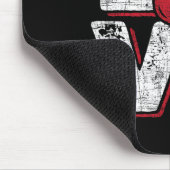 Love - Kickboxer Kickboxing Fitness Workout Martia Mousepad (Ecke)