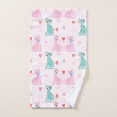 Love Kitties Badhandtuch Set (Handtuch)