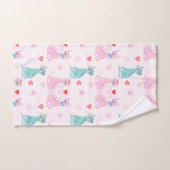 Love Kitties Badhandtuch Set (Handtuch)
